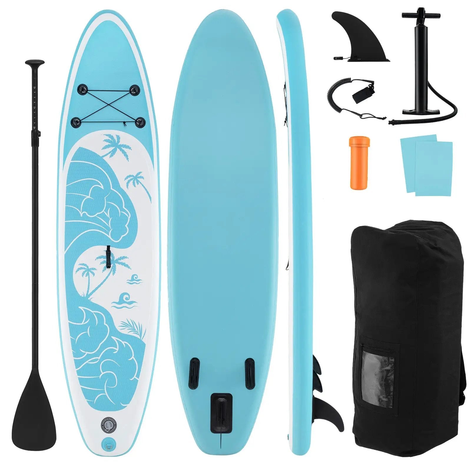 10/11 Feet Inflatable Stand Up Paddle Board with Premium SUP Accessories by DirectDeals