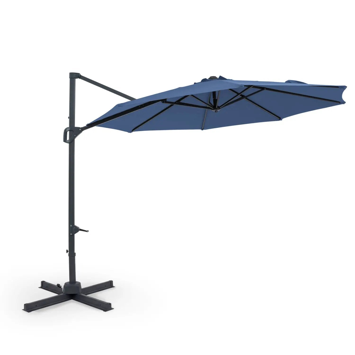 10 Feet Patio Cantilever Umbrella with Easy Tilt Adjustment by DirectDeals