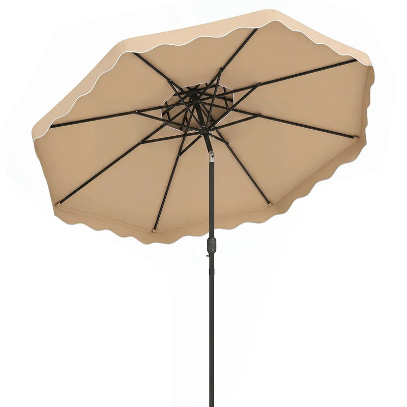 10 Ft Patio Umbrella with Push Button Tilt and Crank by DirectDeals