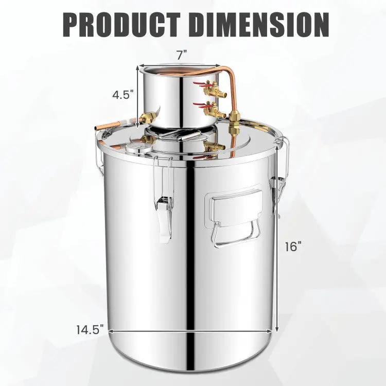 10 Gal 40 L Water Alcohol Distiller with 2 Stainless Steel Pots by DirectDeals