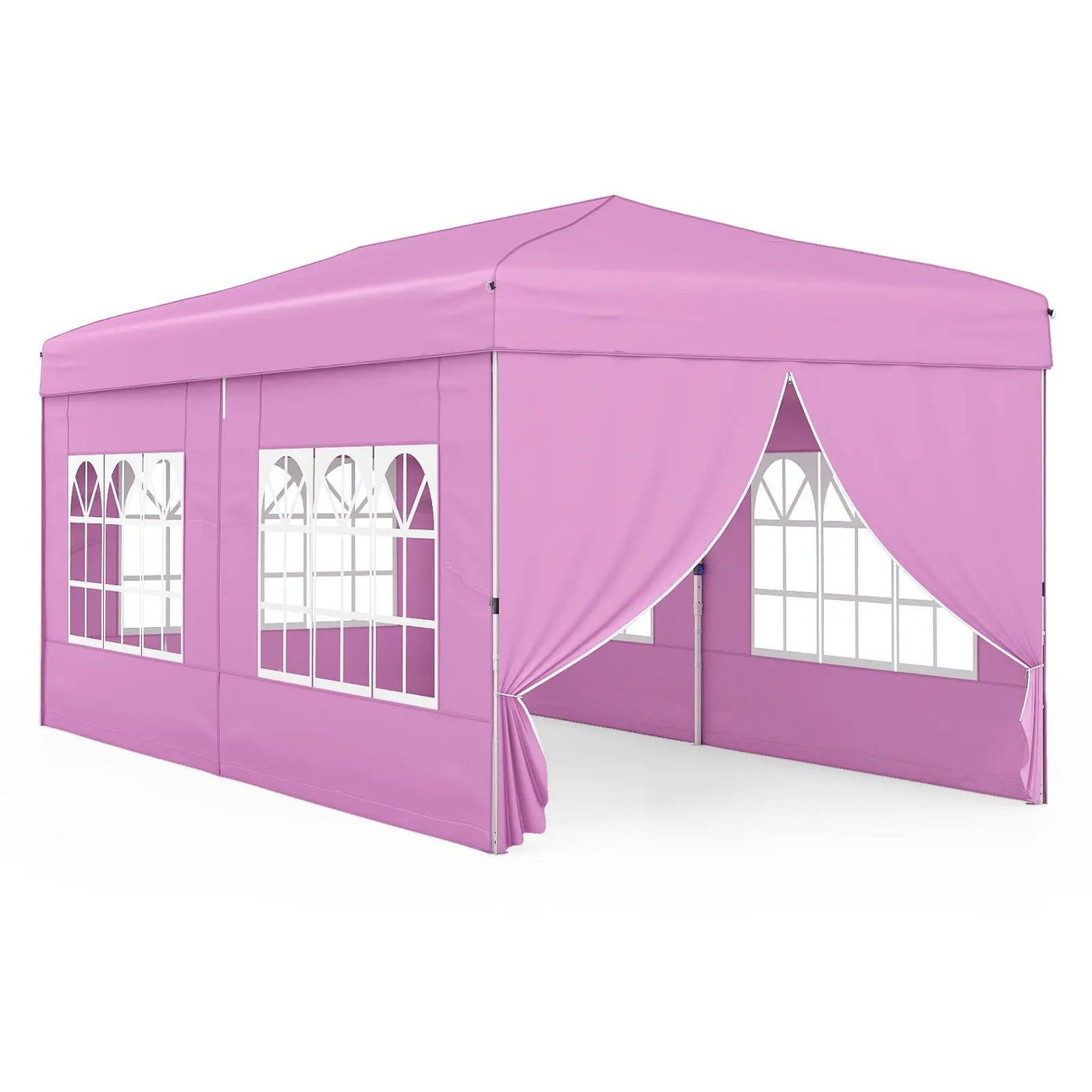 10 X 20 Feet Pop up Canopy Tent Instant Setup with 6 Sidewalls by DirectDeals