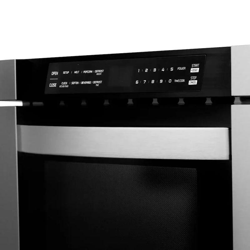 ZLINE 30" Bundled Stainless Dual Range, Range Hood, Microwave, 3KP-RARH30-MW by Farmhouse Kitchen and Bath