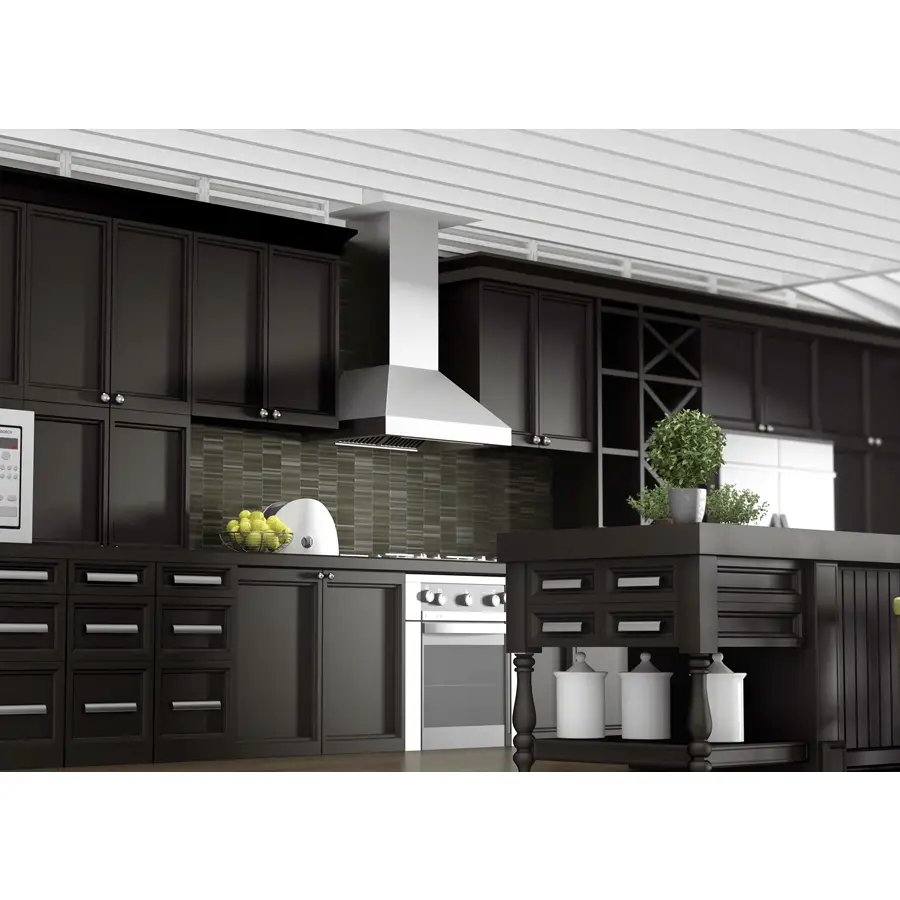 ZLINE 48" Remote Blower, Stainless Wall Range Hood, 597-RS-48-400 by Farmhouse Kitchen and Bath