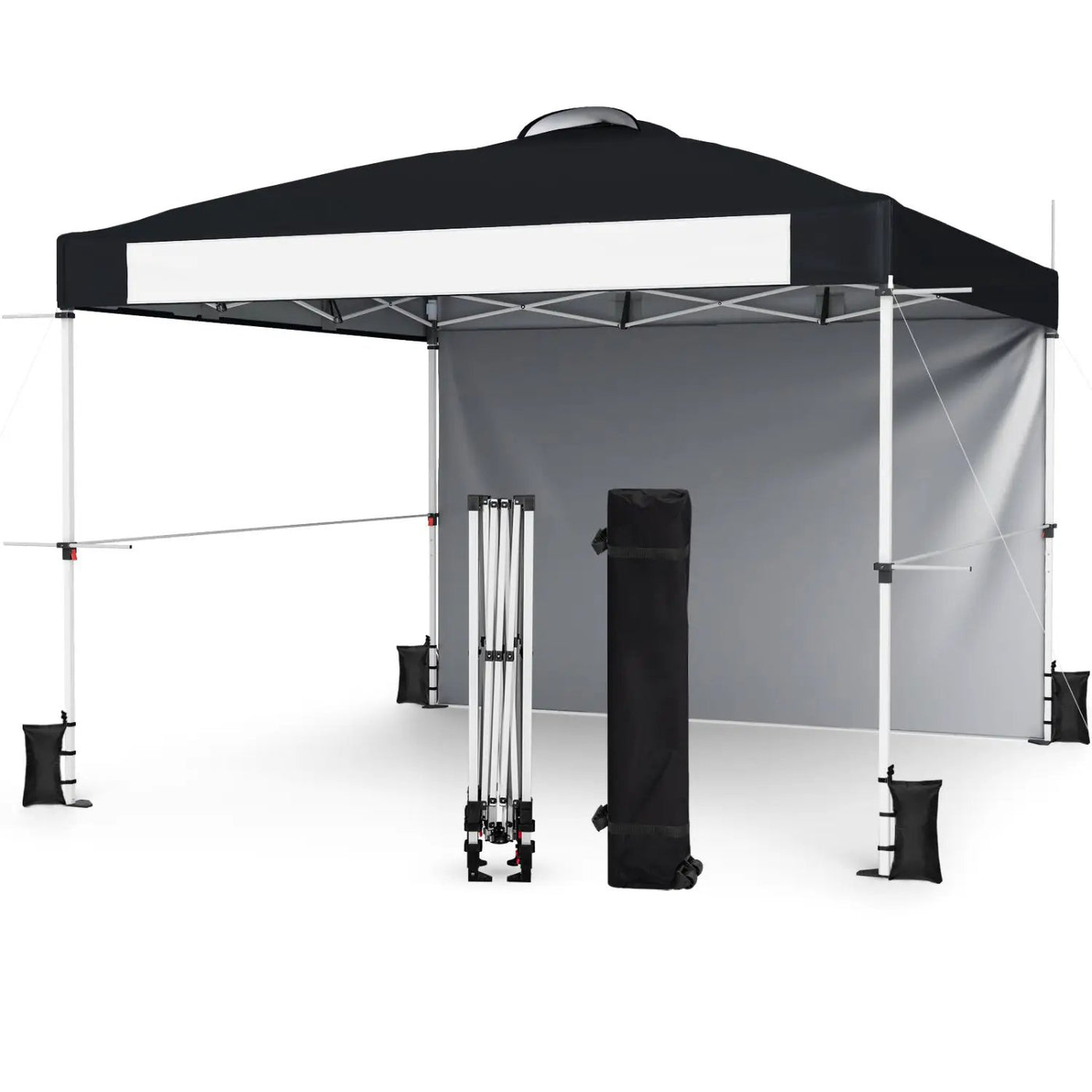 10x10 Pop-Up Canopy Tent with Roller Bag and Adjustable Height by DirectDeals