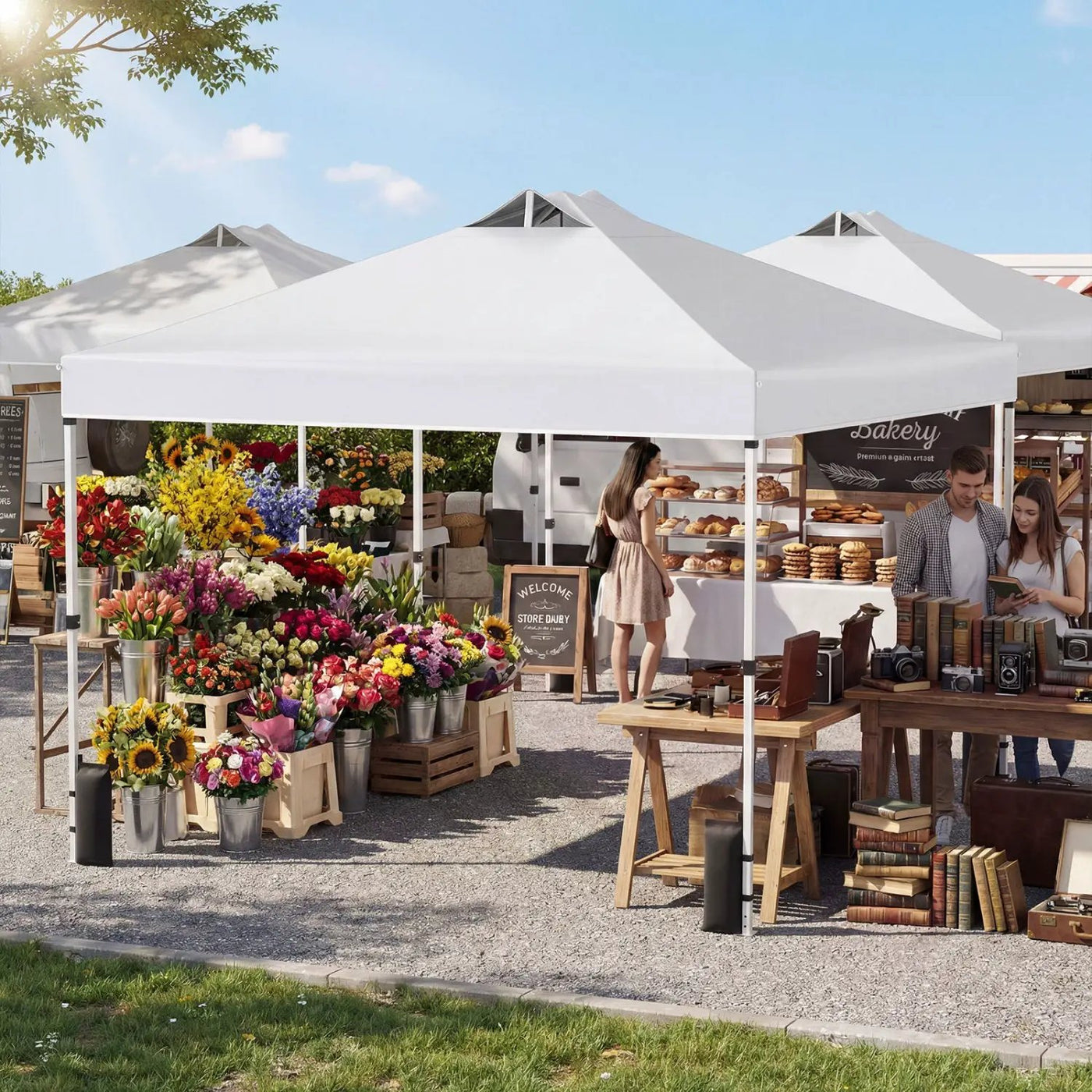 10 x 10 Feet Outdoor Commercial Pop up Canopy Tent by DirectDeals