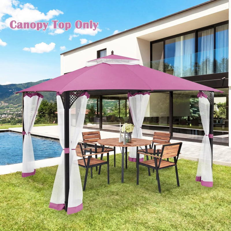 10' x 12' Gazebo Replacement Canopy Top with Air Vent by DirectDeals