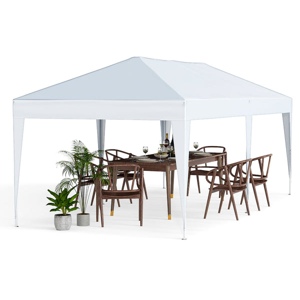 10 x 20 FT Pop up Canopy Tent with Carry Bag for Party BBQ-White, photo 2 of 8