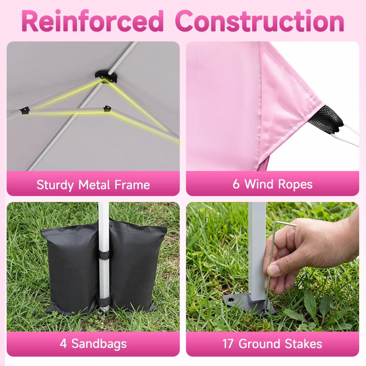 Pop Up Canopy Tent 10x30 FT with 8 Sidewalls by DirectDeals