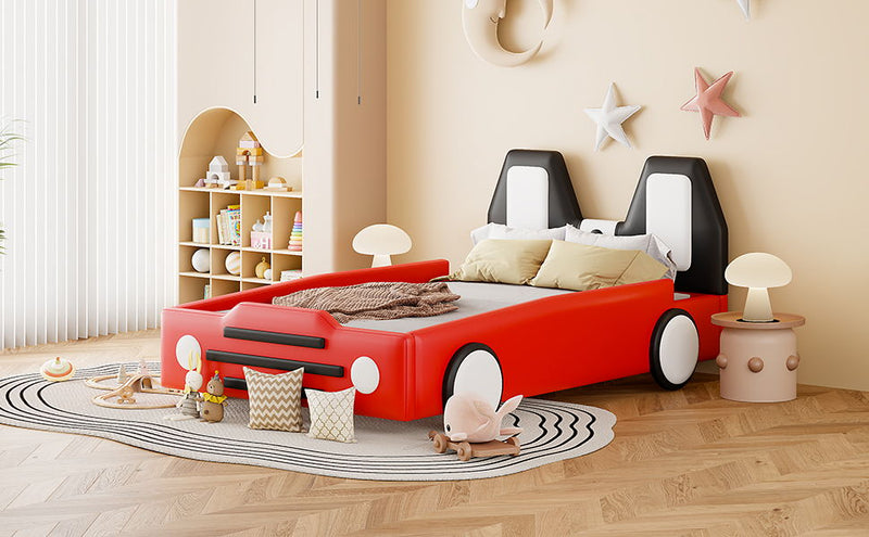 High Quality Race Car Shaped Platform Bed & Wheels by HouseOfZazla