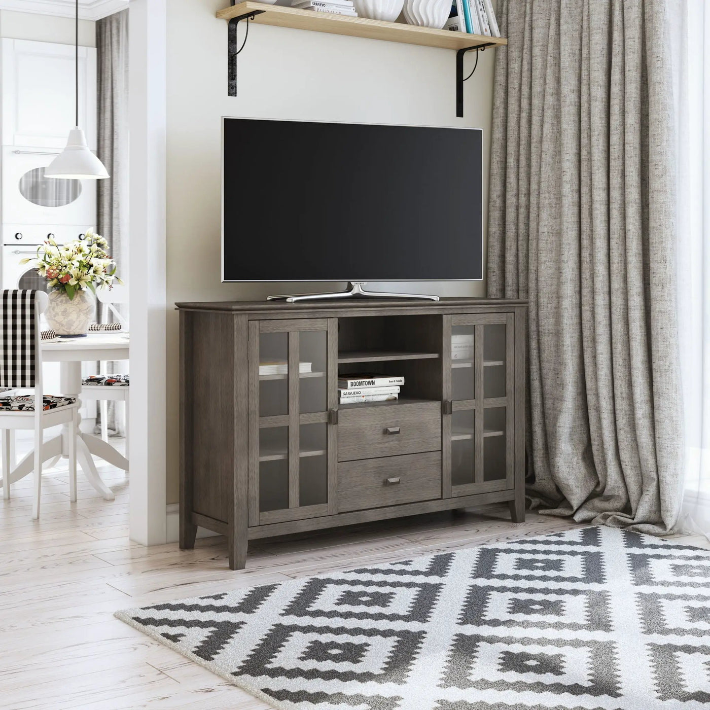 Artisan - Handcrafted, Tall TV Media Stand by HouseOfZazla