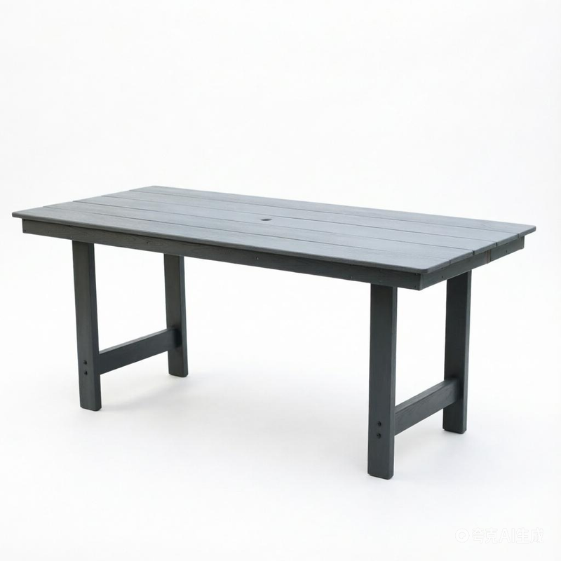 HDPE Outdoor Patio Dining Set - Table and Six Chairs by HouseOfZazla