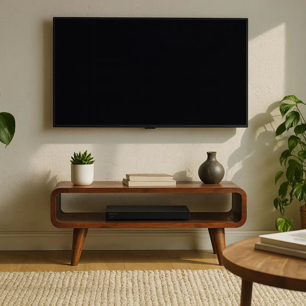 Solid Wood Open Media Unit by HouseOfZazla