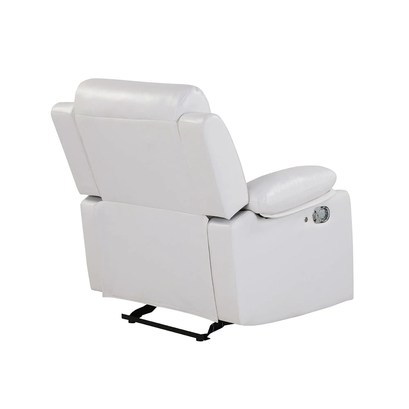 Blanche - Glider Recliner With LED, Pillow Top Arms by HouseOfZazla