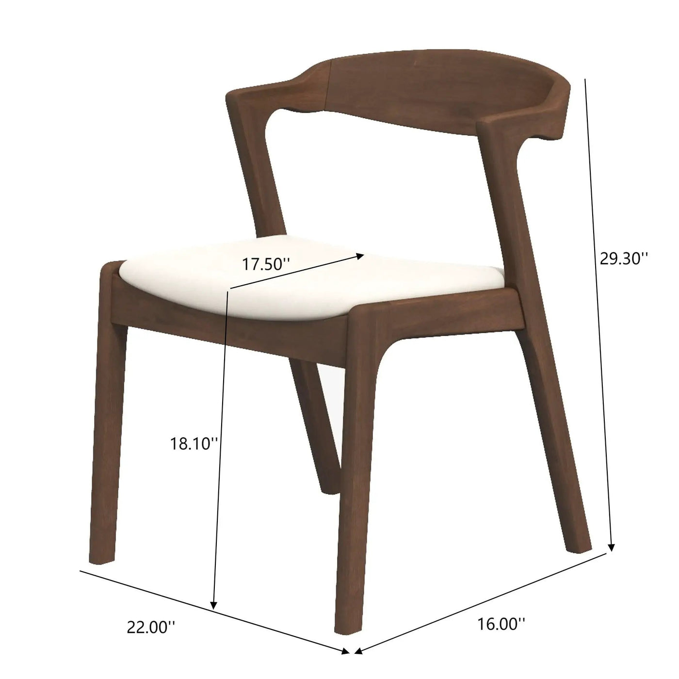 Dakota - Mid-Century Modern Dining Chair (Set of 2) by HouseOfZazla