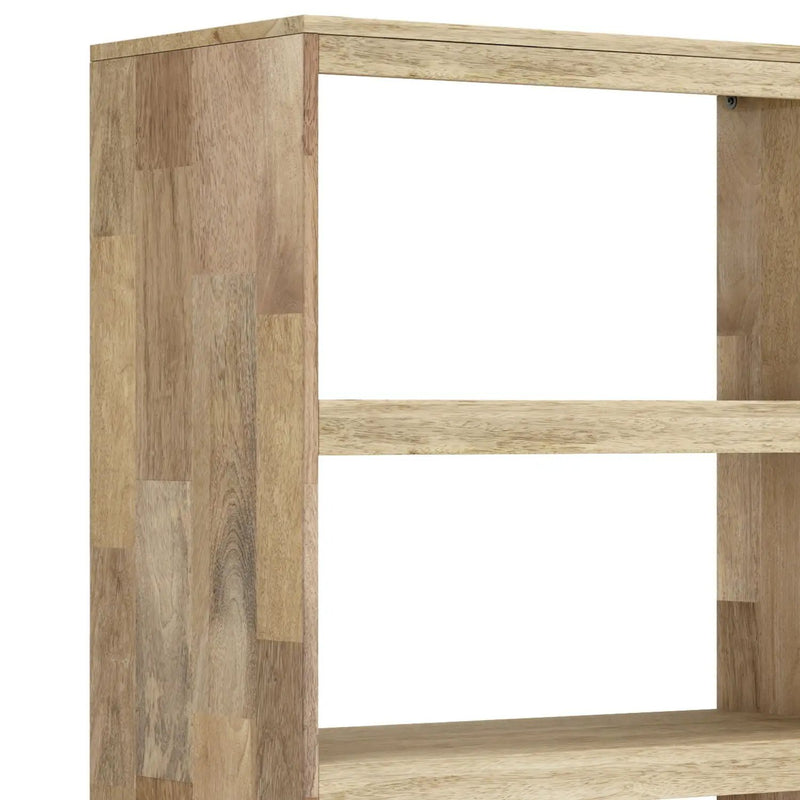 Jager - Bookshelf With Doors - Natural by Unique Piece Furniture