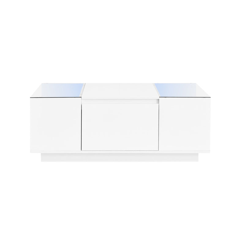 LED Coffee Table, Modern Center Table