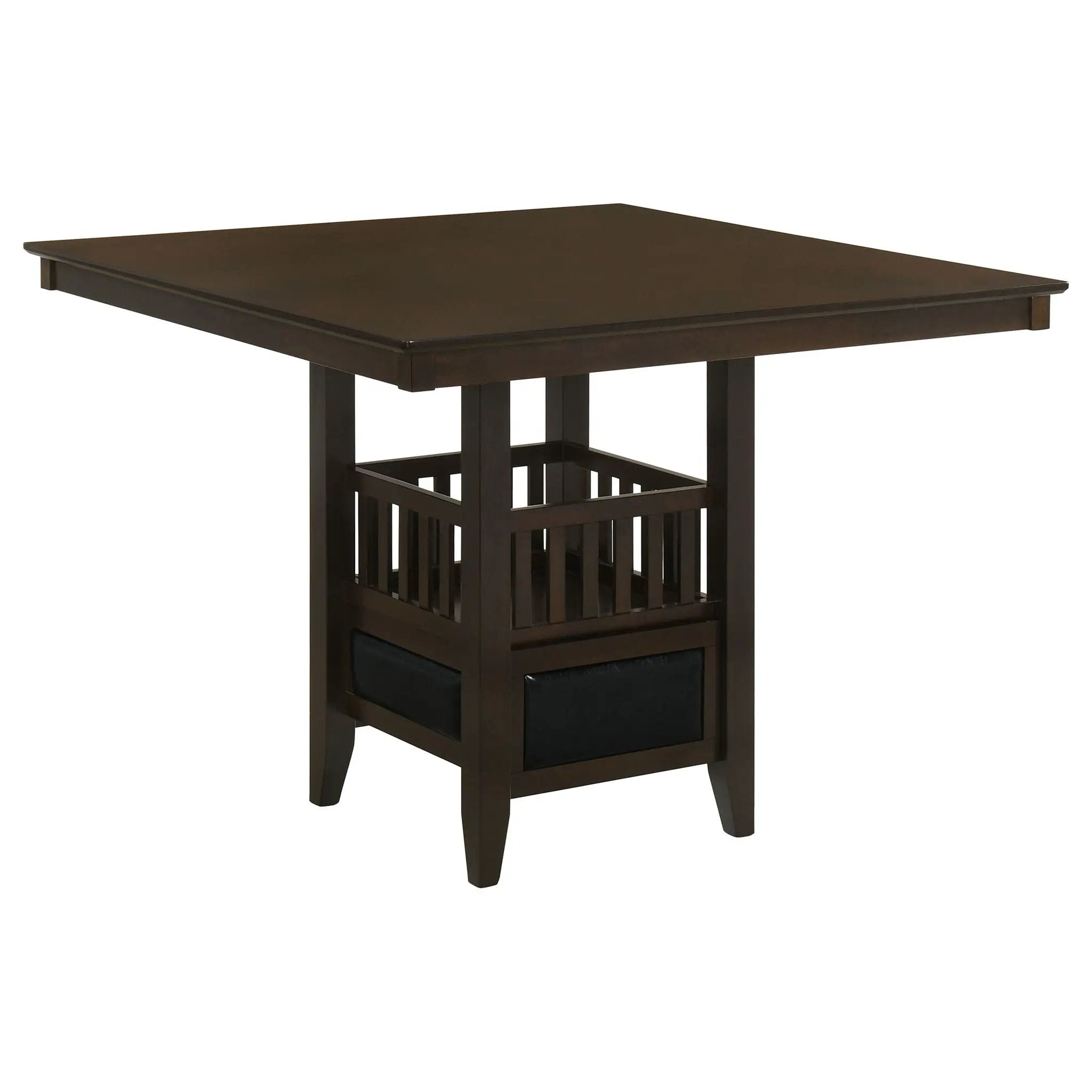 Jaden Square 47-inch Counter Height Dining Table Espresso by Unique Piece Furniture