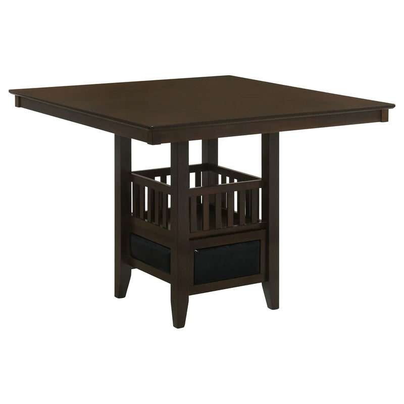 Jaden Square 47-inch Counter Height Dining Table Espresso by Unique Piece Furniture