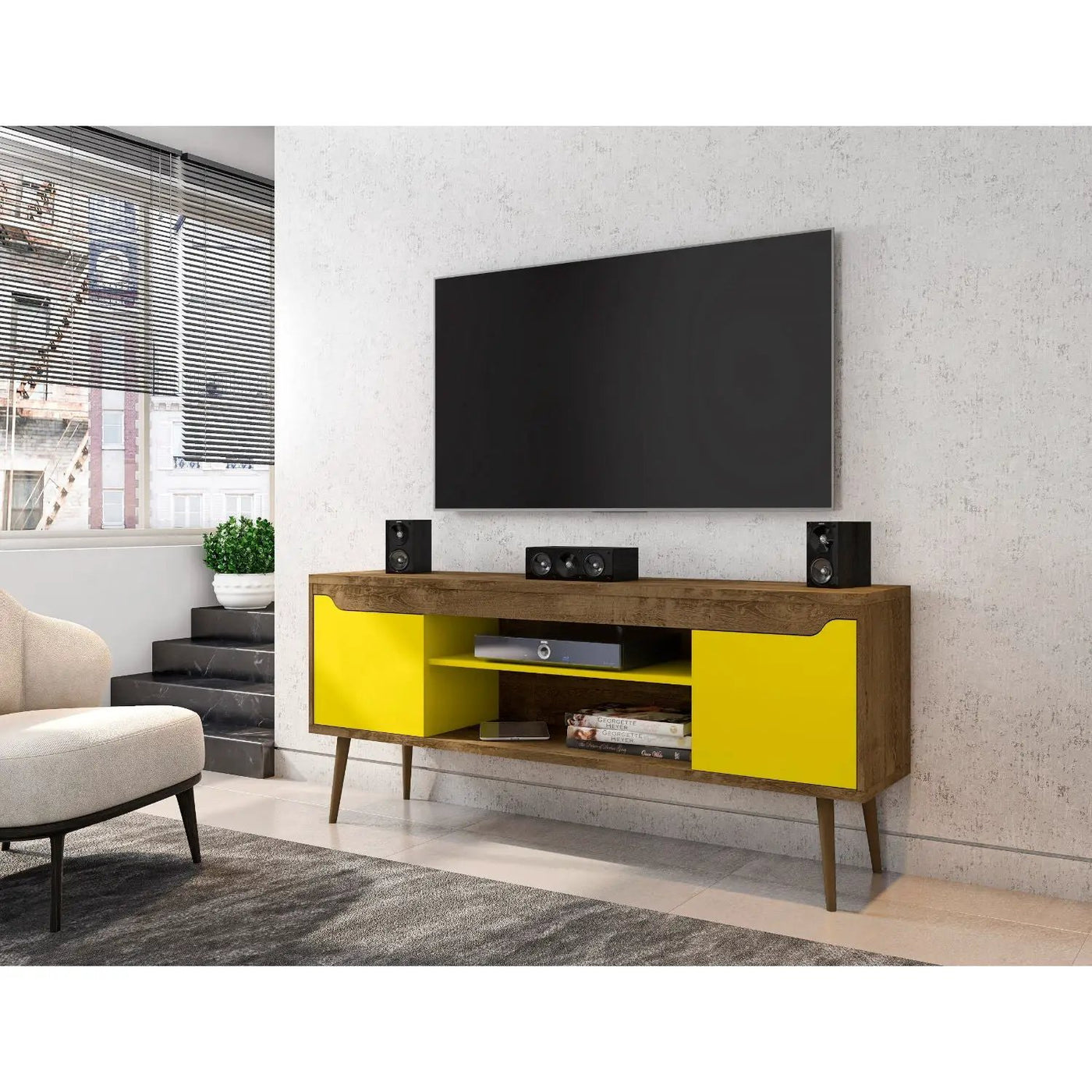 Bradley - Modern Design TV Stand by HouseOfZazla