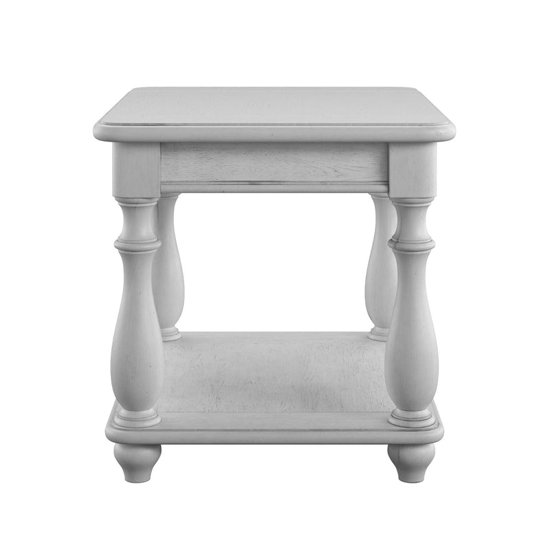 Square End Table - Gray by Unique Piece Furniture