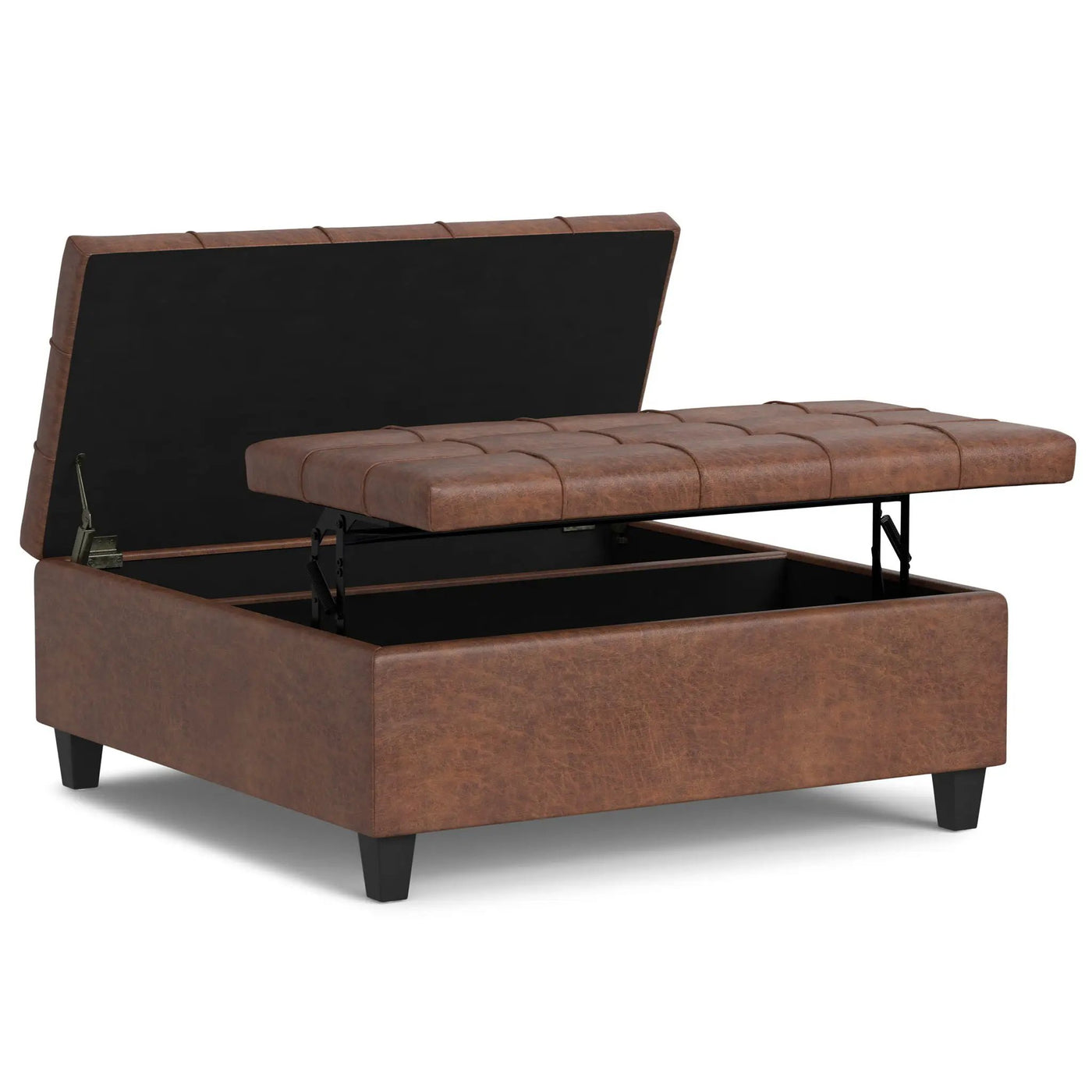 Harrison - Upholstered Coffee Table Storage Ottoman by HouseOfZazla