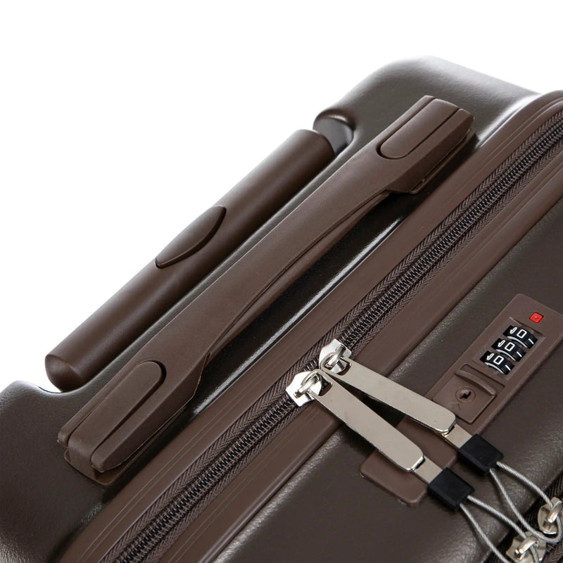 14' & 20' ABS Spinner Wheel Luggage Set with Cosmetic Case by HouseOfZazla