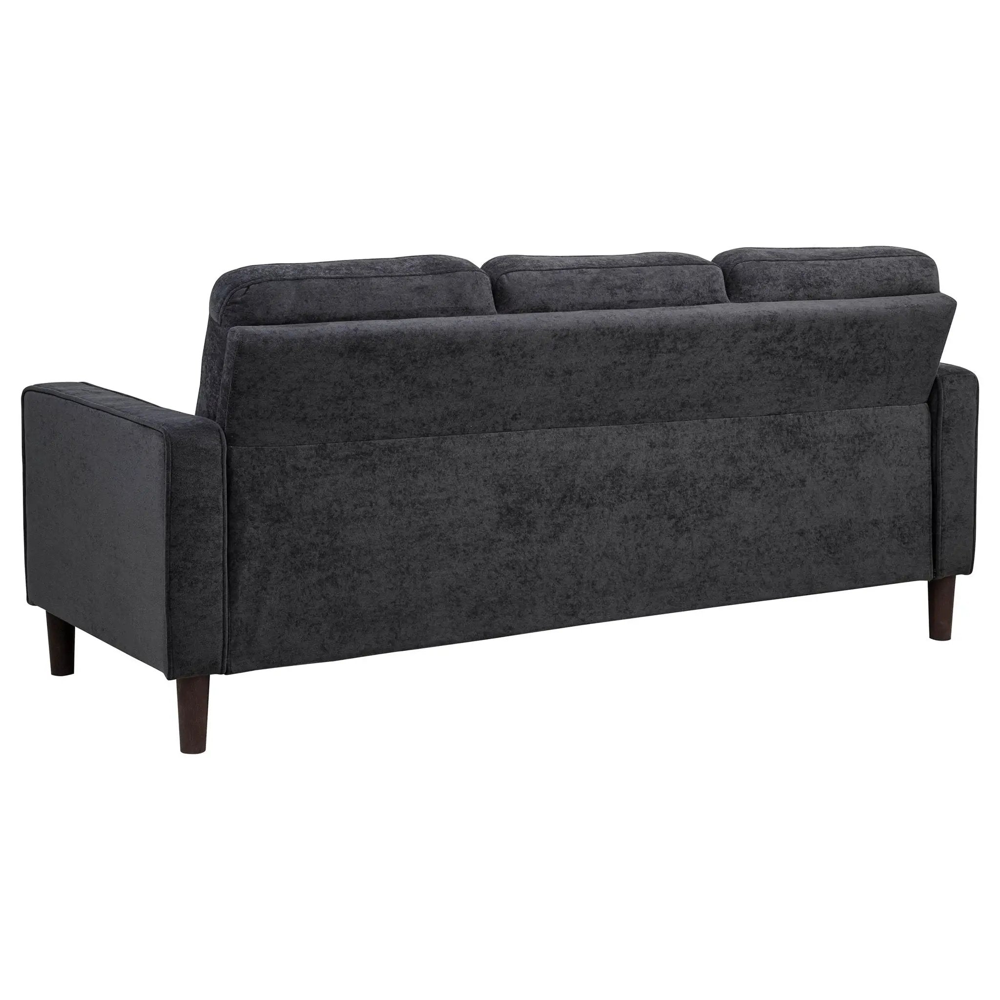 Bowen II 2-piece Upholstered Track Arm Sofa Set Steel Grey by Unique Piece Furniture