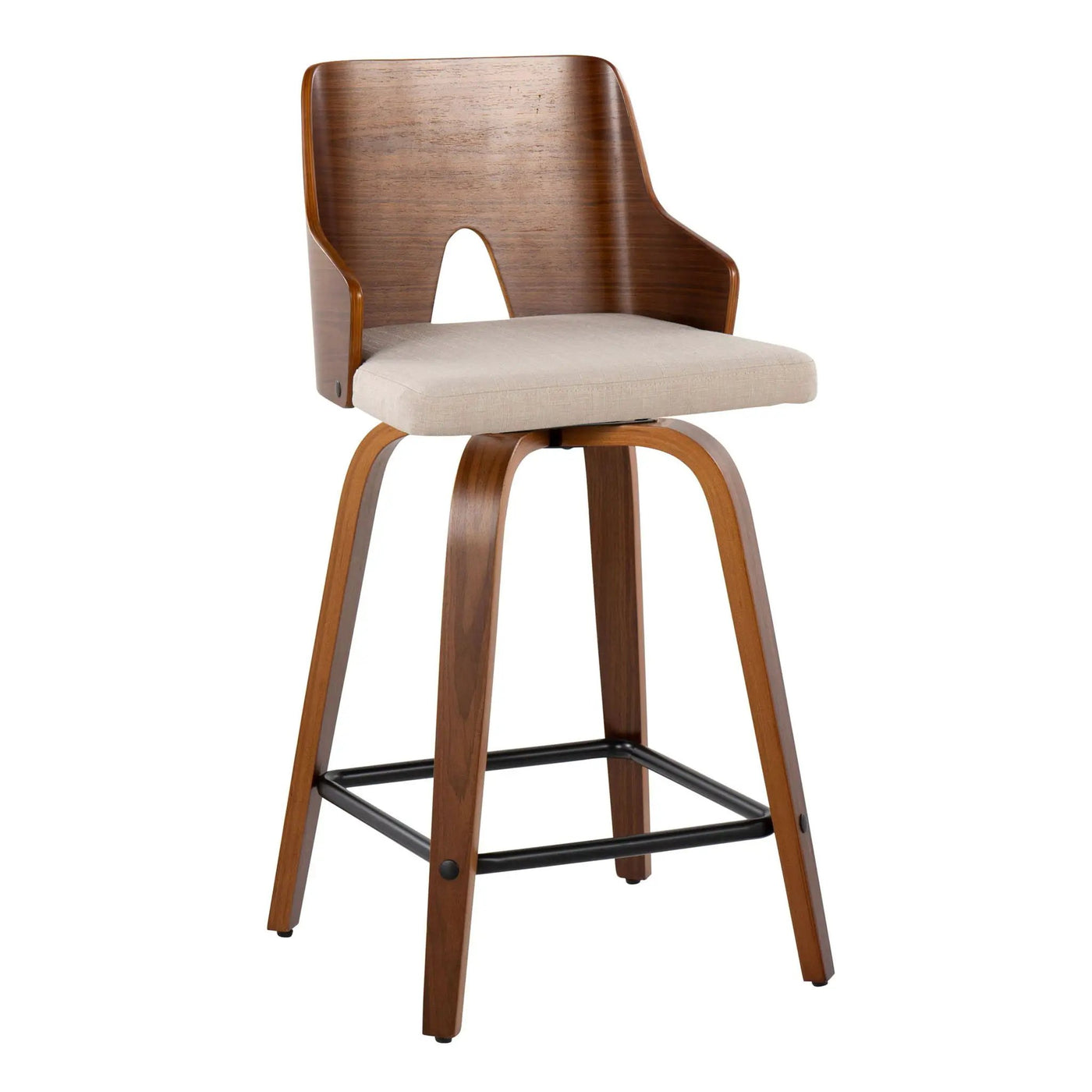 Ariana - Mid Century Modern Counter Stool (Set of 2) by HouseOfZazla