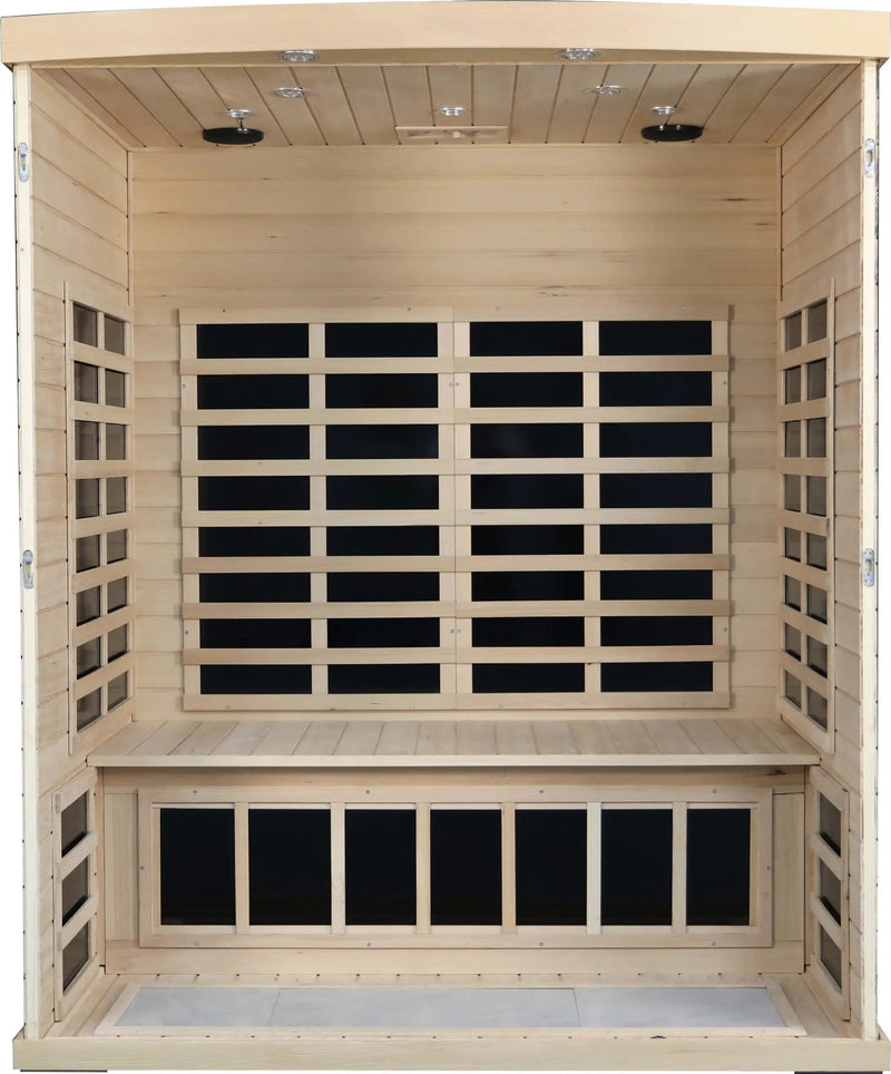 Low EMF Three person Far infrared sauna room (Roof & Floor) by HouseOfZazla
