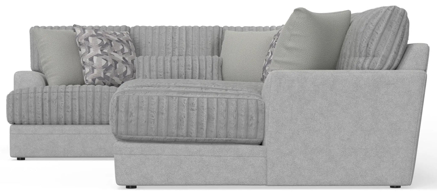 Titan - Sectional With Comfort Coil Seating And Accent Pillows Included by Unique Piece Furniture