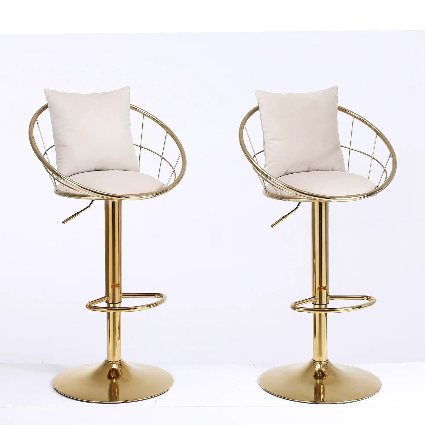 Unique Design Bar Chair, 360 Degree Rotation, Adjustable Height, Suitable For Dining Room And Bar by HouseOfZazla