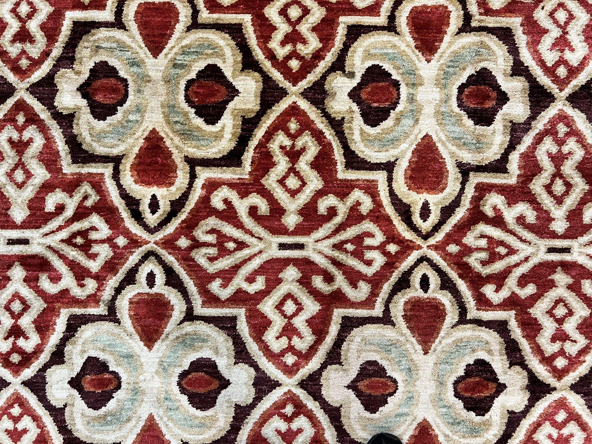 Portuguese Rug 9x12, Vintage Carpet, Handmade Wool Rug by Jewel Rugs