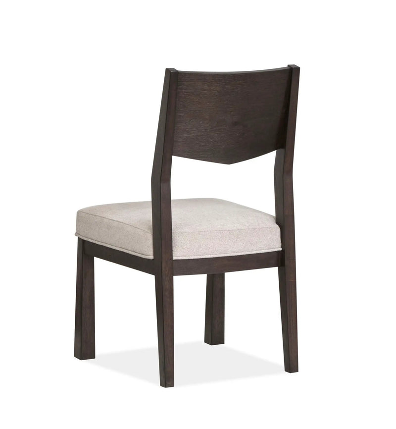 Tauren - Upholstered Side Chair With Solid Back (Set of 2) - Coffee Bean by Unique Piece Furniture