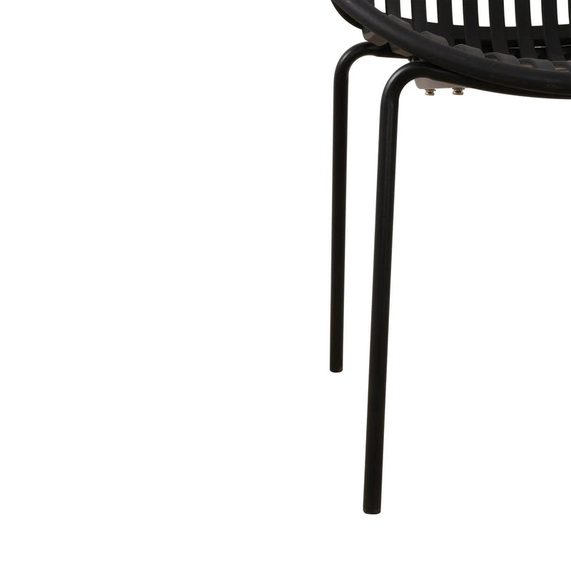 7 Piece Dining Set With Stackable Chairs