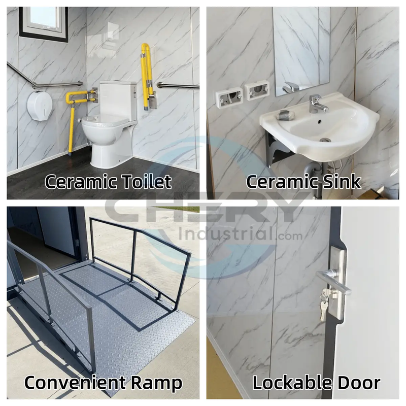10ft Handicap-Accessible Portable Toilet by Chery Industrial