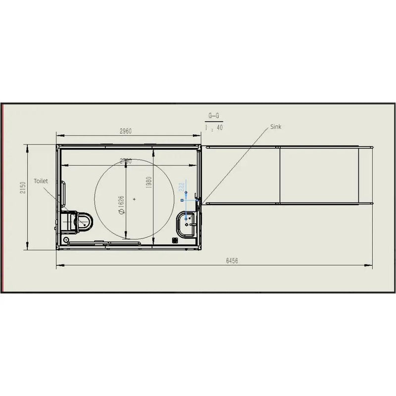 10ft Handicap-Accessible Portable Toilet by Chery Industrial