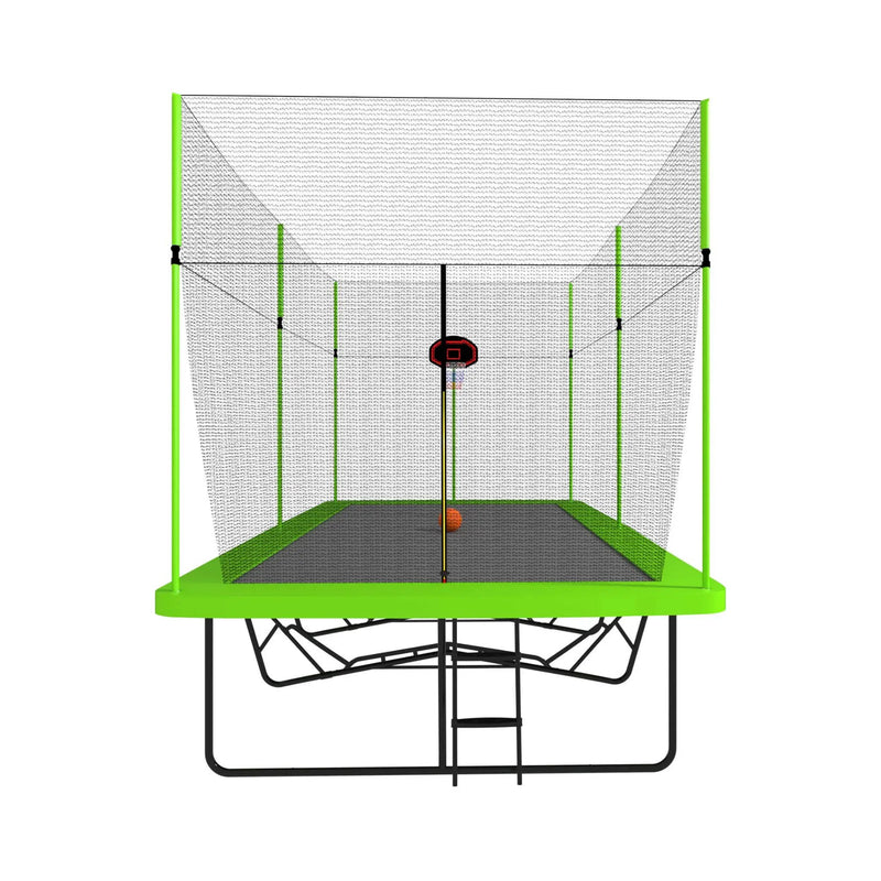[10X17FT] Large Rectangular Trampoline With Basketball Hoop And Ladder (SAK17482) by SAKSBY WHOLESALE