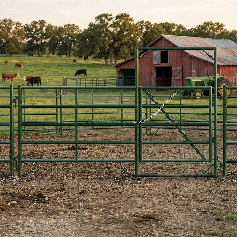 10x5 ft Cattle Panels Livestock Fence Panels, 28pcs by Chery Industrial