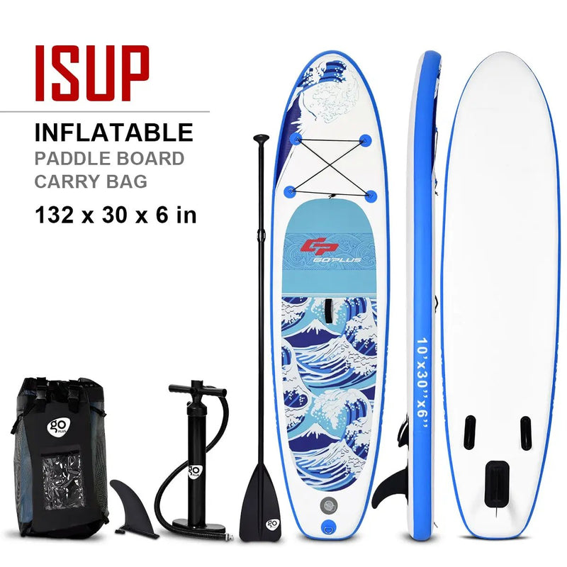 10 Feet Stand up Paddle Surfboard Inflatable with Bag by DirectDeals