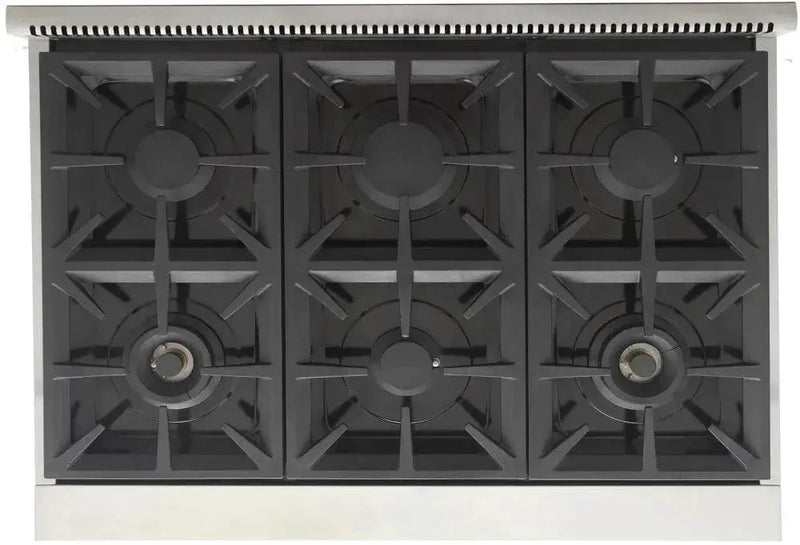 Kucht 36" Freestanding Professional Gas Range KFX3600X-S by Farmhouse Kitchen and Bath