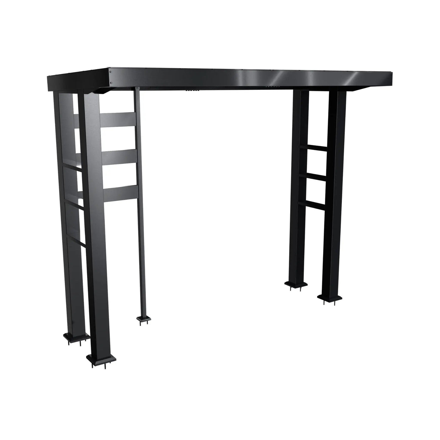 Castelle Flame Imperial 110-Inch 4-Burner 72K BTU Deluxe Stainless Steel Outdoor Kitchen Grill Island With Wine Cooler, Rotisserie, Cabinets, And Granite Countertops (SAK94721) by SAKSBY WHOLESALE