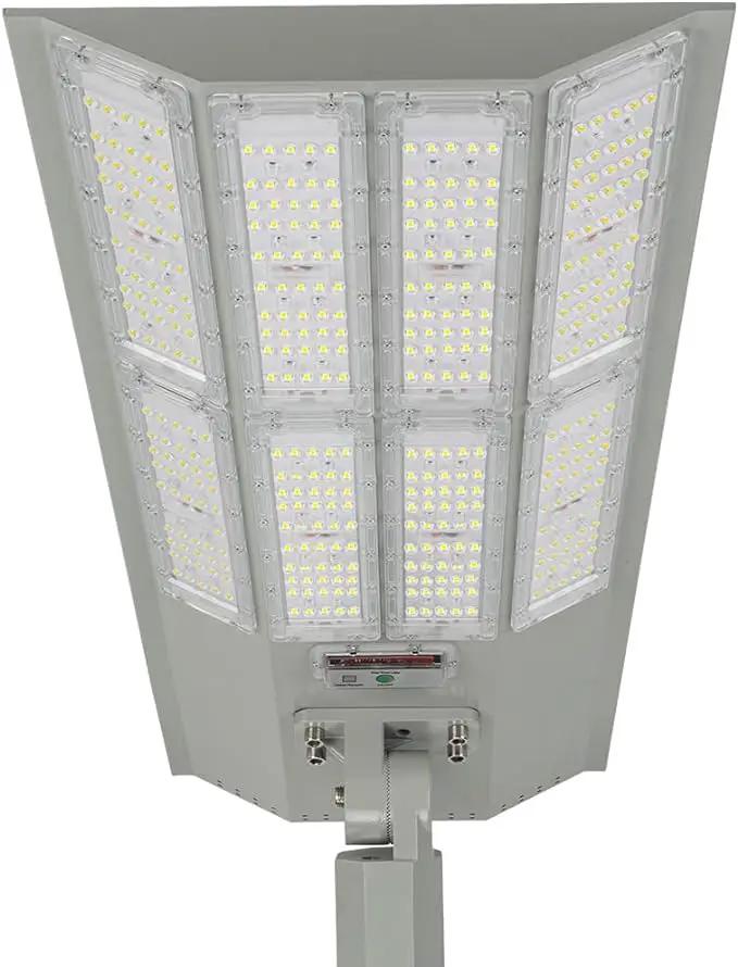 11,000W Aluminum Frame Solar Street Lights Outdoor Motion Sensor, Dusk to Dawn 200000LM with Remote Control by Outdoor Solar Outlet