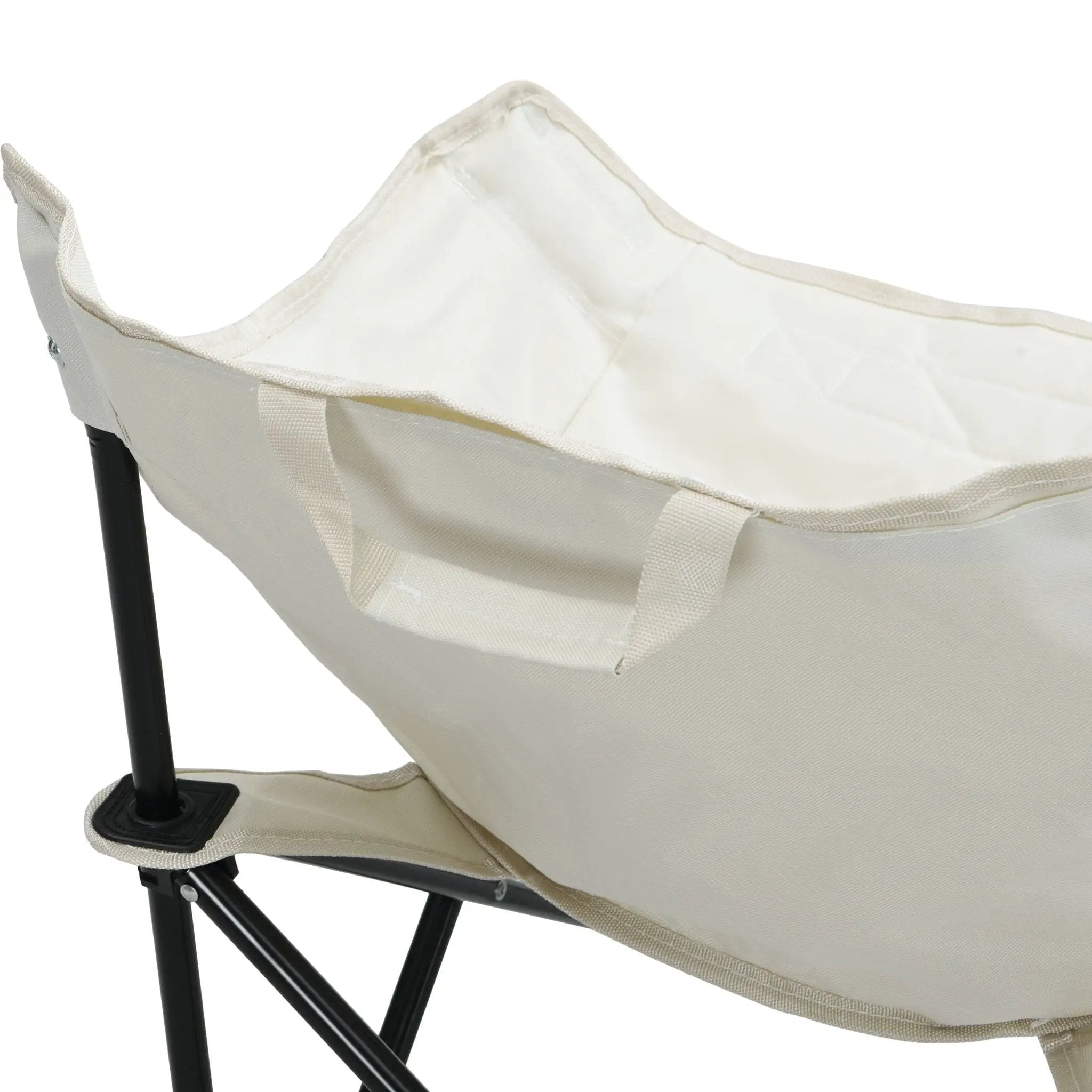 2 Pieces Outdoor Camping Chairs Folding / Portable, Comfortable Seating, Durable Steel Fram by HouseOfZazla
