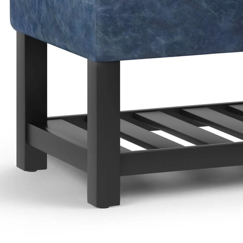 Cosmopolitan - Storage Ottoman Bench With Open Bottom by HouseOfZazla