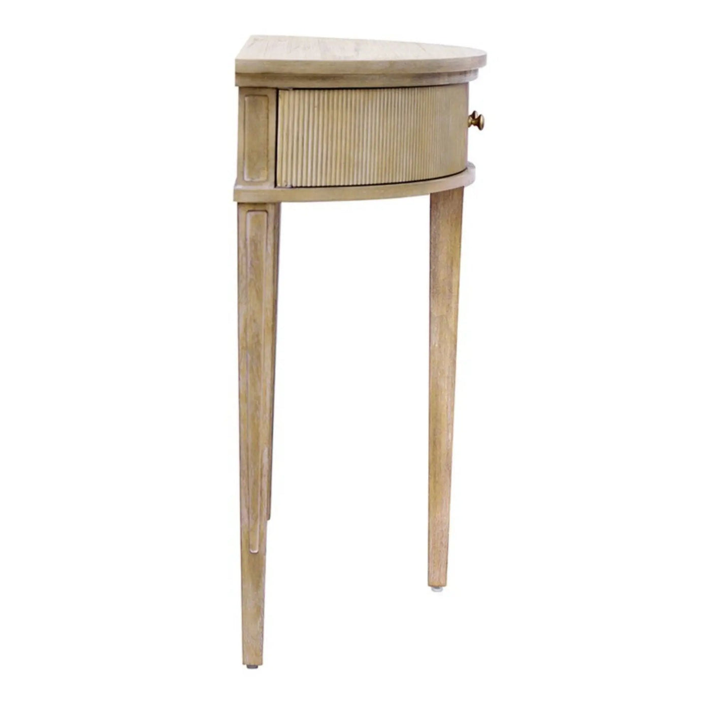 Vintage Inspired Storage Console Table With Fluted Doors by HouseOfZazla