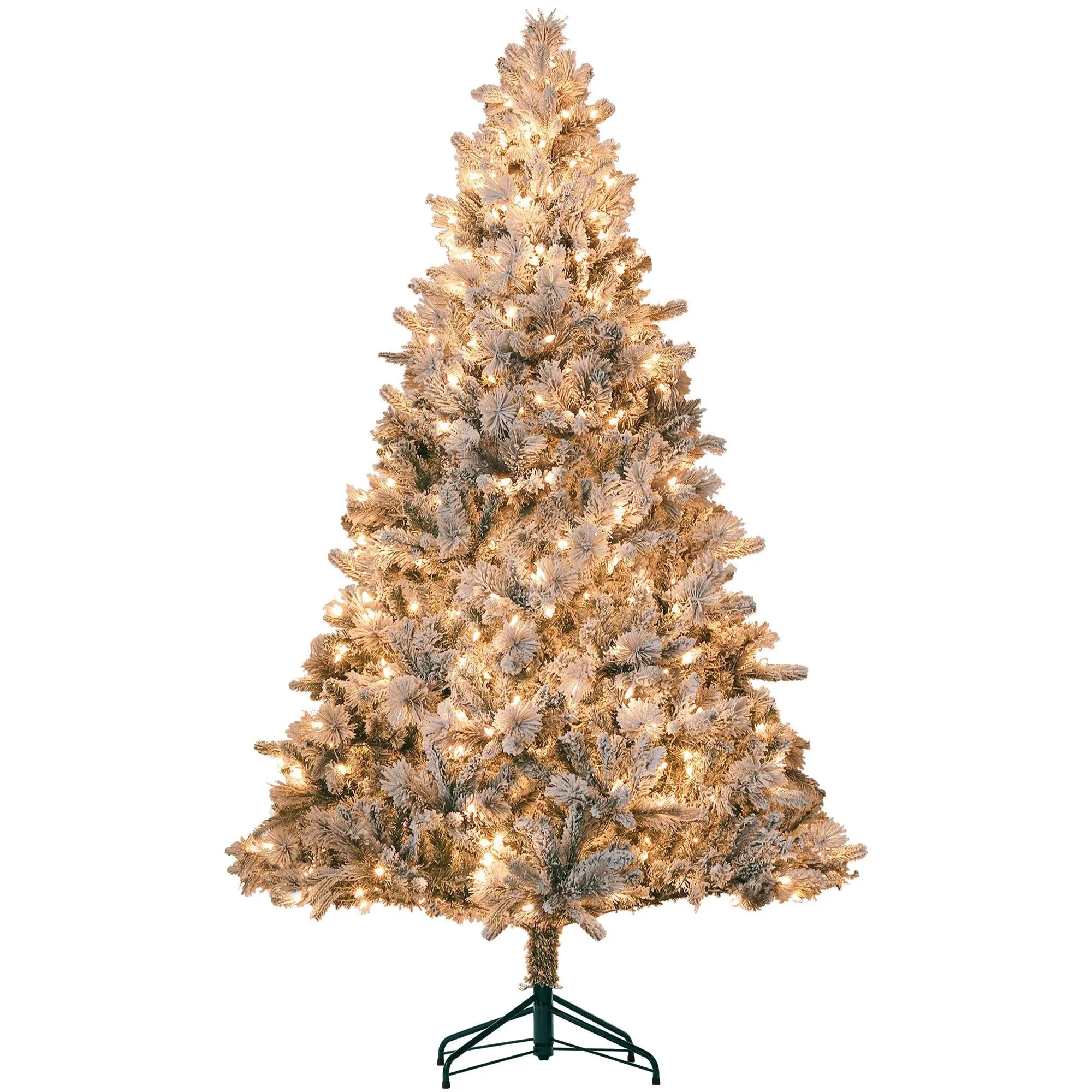 HOMCOM 7.5 ft Pre-Lit Artificial Christmas Tree by HouseOfZazla
