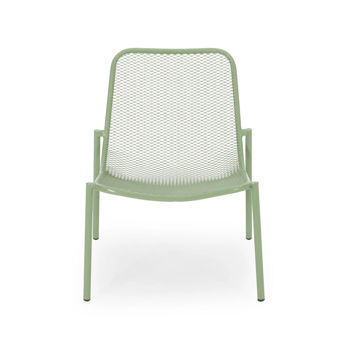 Outdoor Iron Chair With Mesh Design by HouseOfZazla