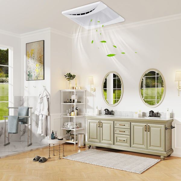 110 CFM Ceiling Mount Exhaust Ventilation Fan with Metal Housing, photo 2 of 8