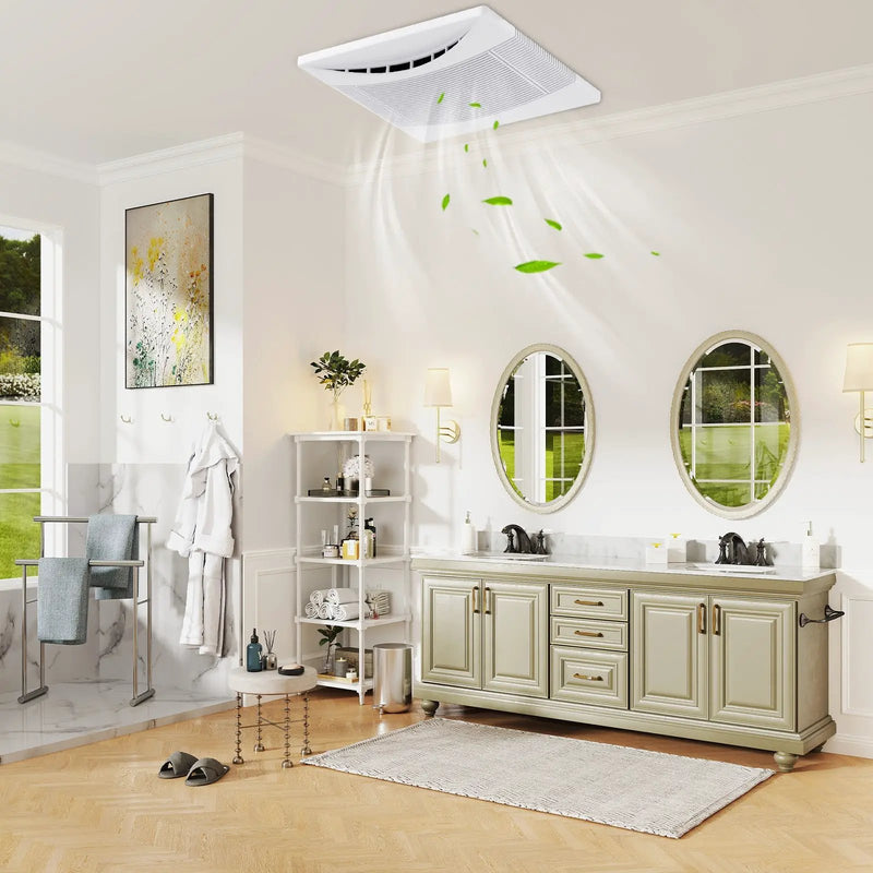 110 CFM Ceiling Mount Exhaust Ventilation Fan with Metal Housing by DirectDeals
