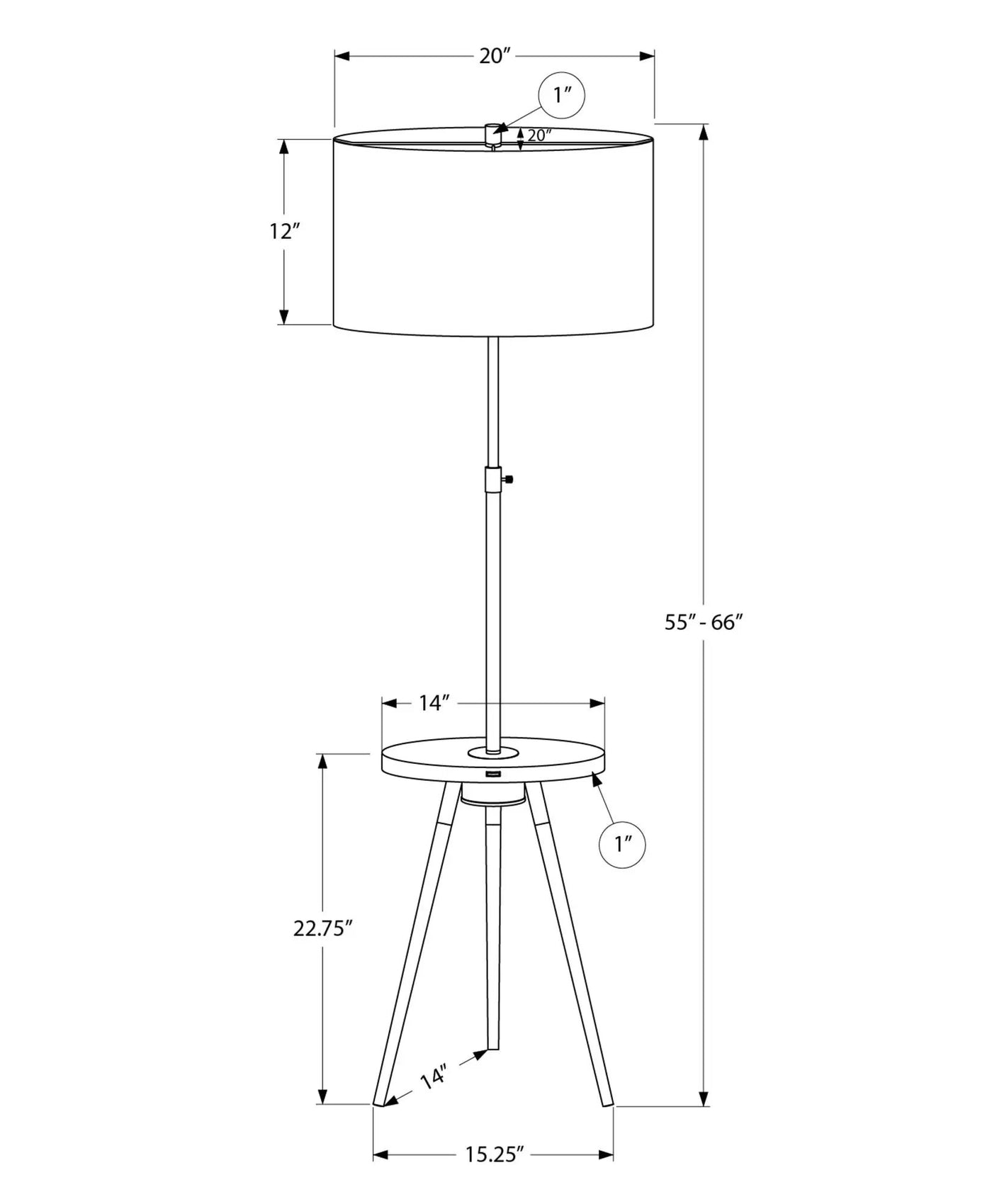 Floor Lamp Lighting by Unique Piece Furniture